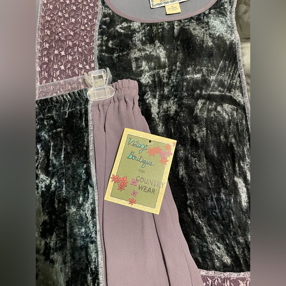 VINTAGE Boutique for Country Wear women’s 2 piece dress set 1x - Picture 6 of 12
